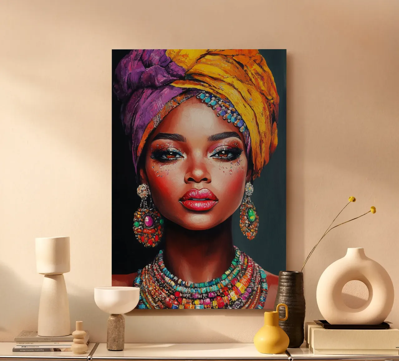 Tradizione e bellezza africana alluminio dibond da Carinaprint