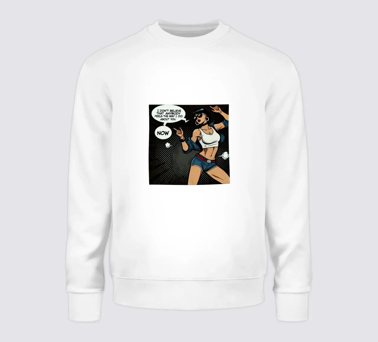 Wonderwall - Oasis - Vintage Poster sweatshirt by posterprints-by-nomad
