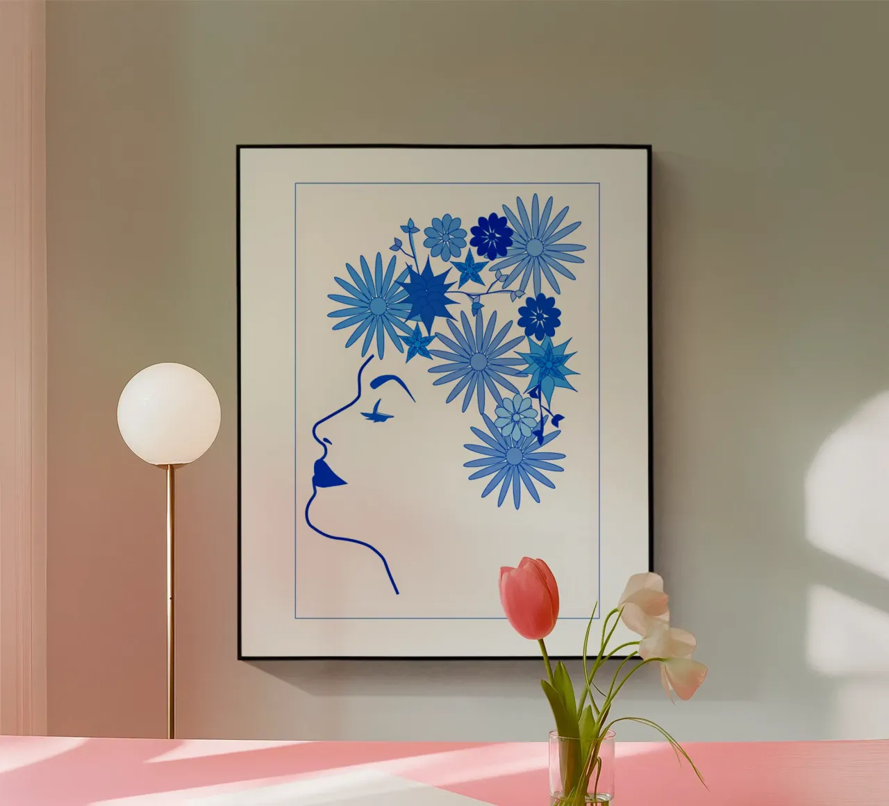 Viso blu plexiglass da SunflowerDE