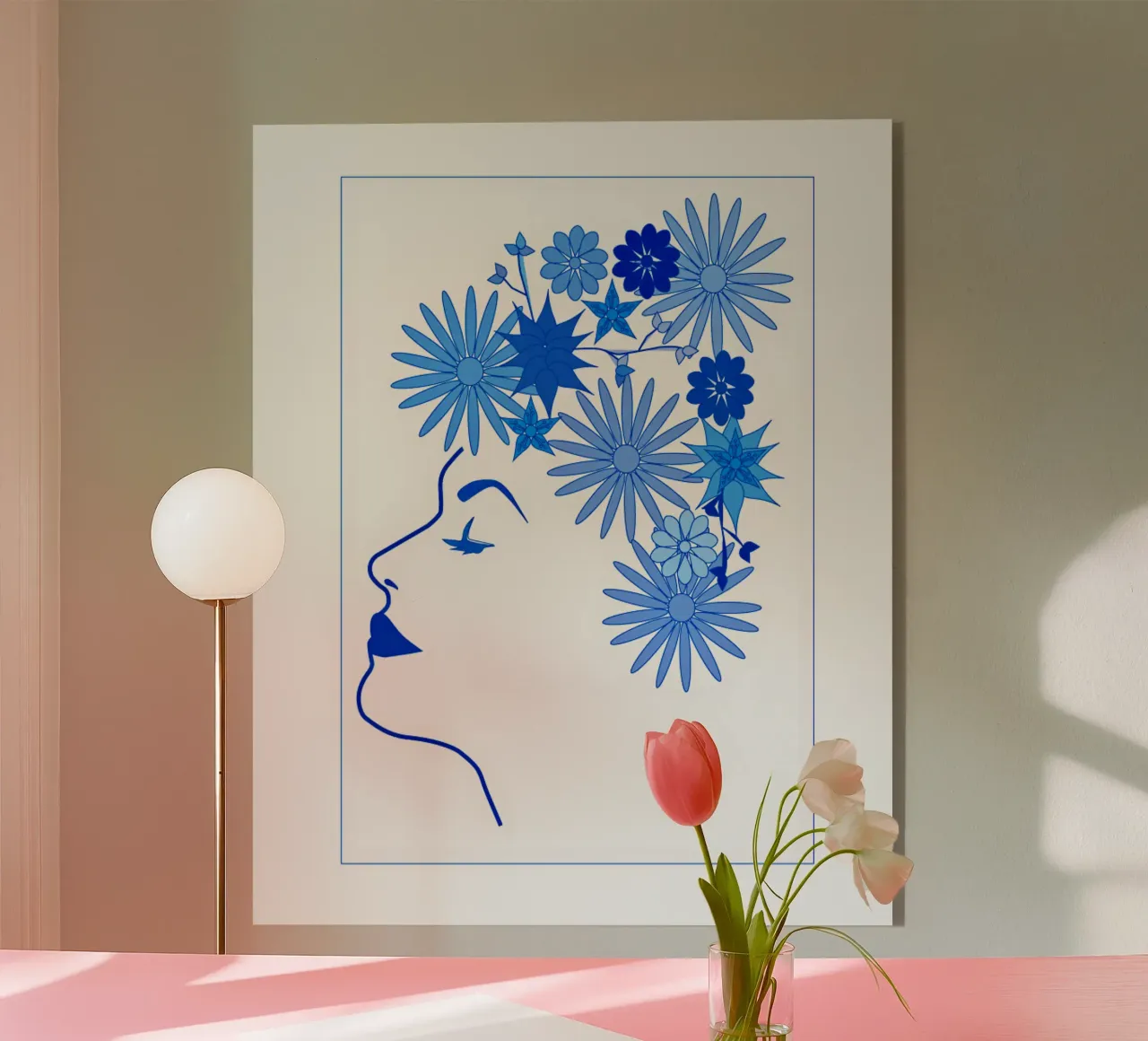 Viso blu plexiglass da SunflowerDE