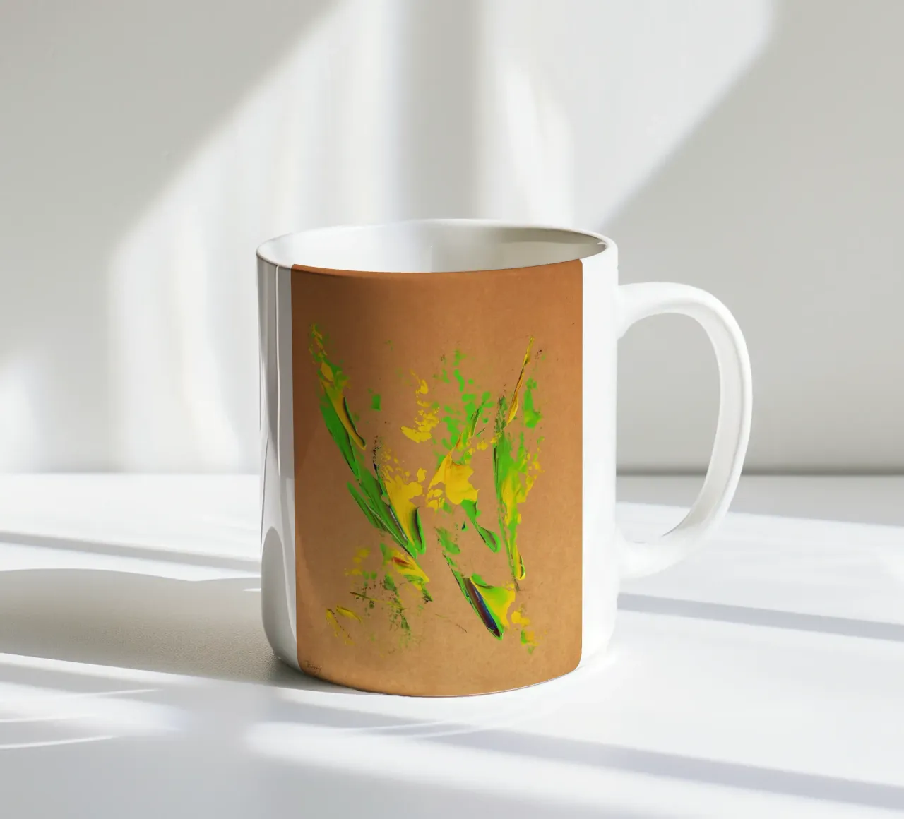 NATURAL STYLE 24 tazza in ceramica da Thierry Vobmann Abstract painting