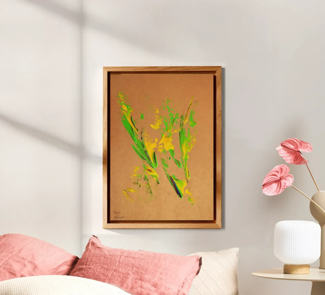 NATURAL STYLE 24 Forex-Platte von Thierry Vobmann Abstract painting