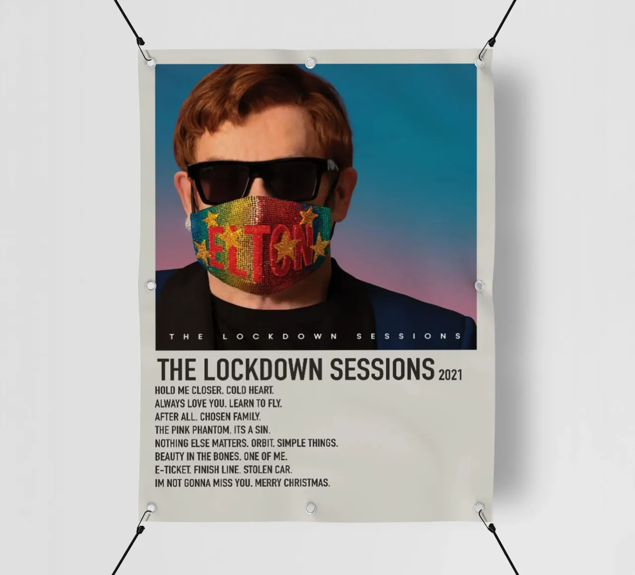 THE LOCKDOWN SESSIONS 2021 telo in pvc da SoundStudio