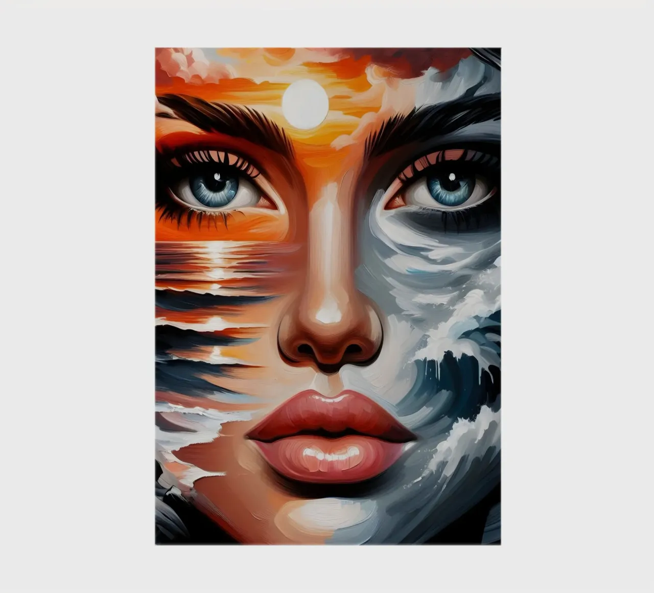 Seascape Portrait notebook by ARTOMATIC