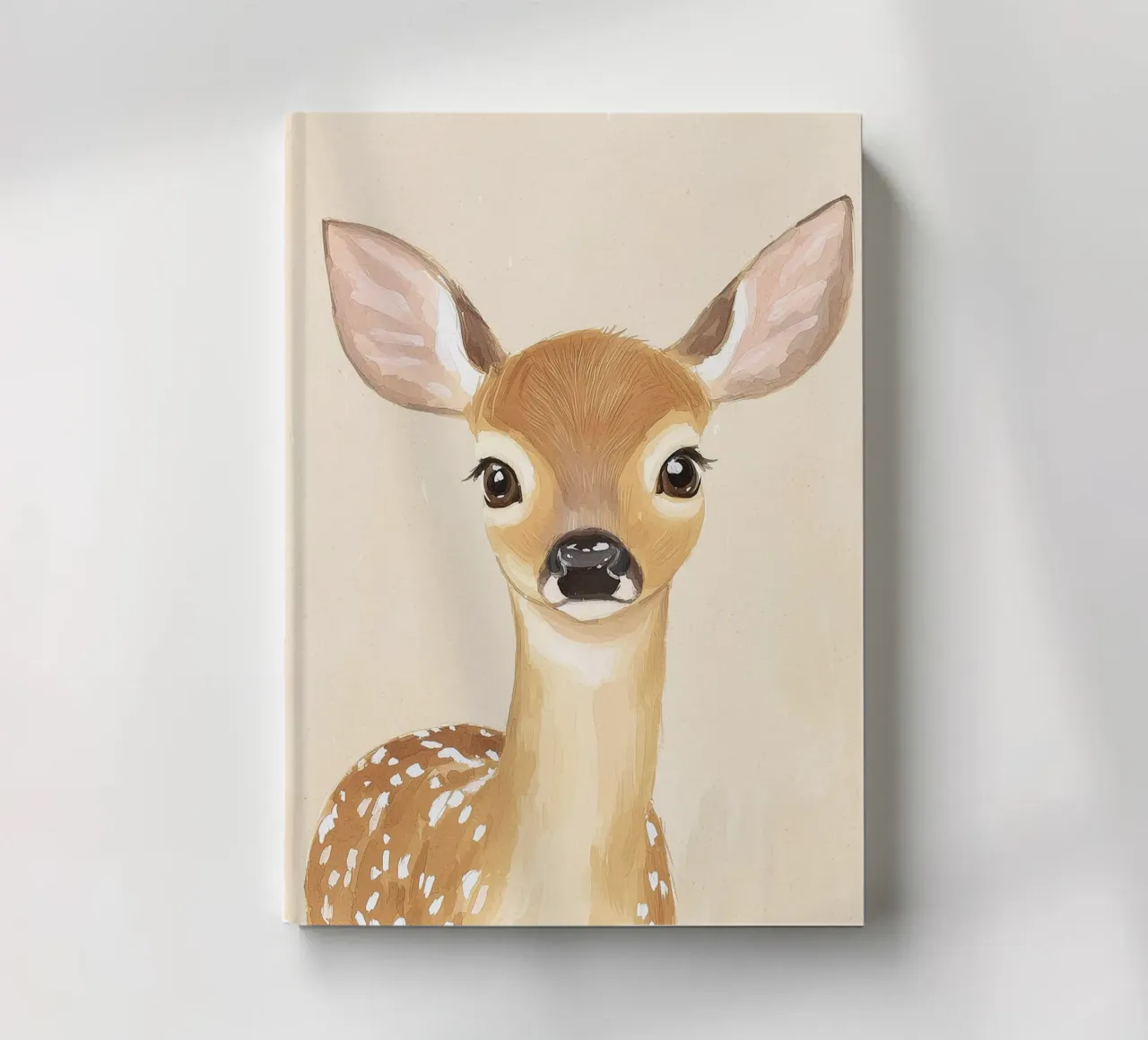 Cute Animal Print for Nursery, Playroom Wall Art notebook by Little Lola