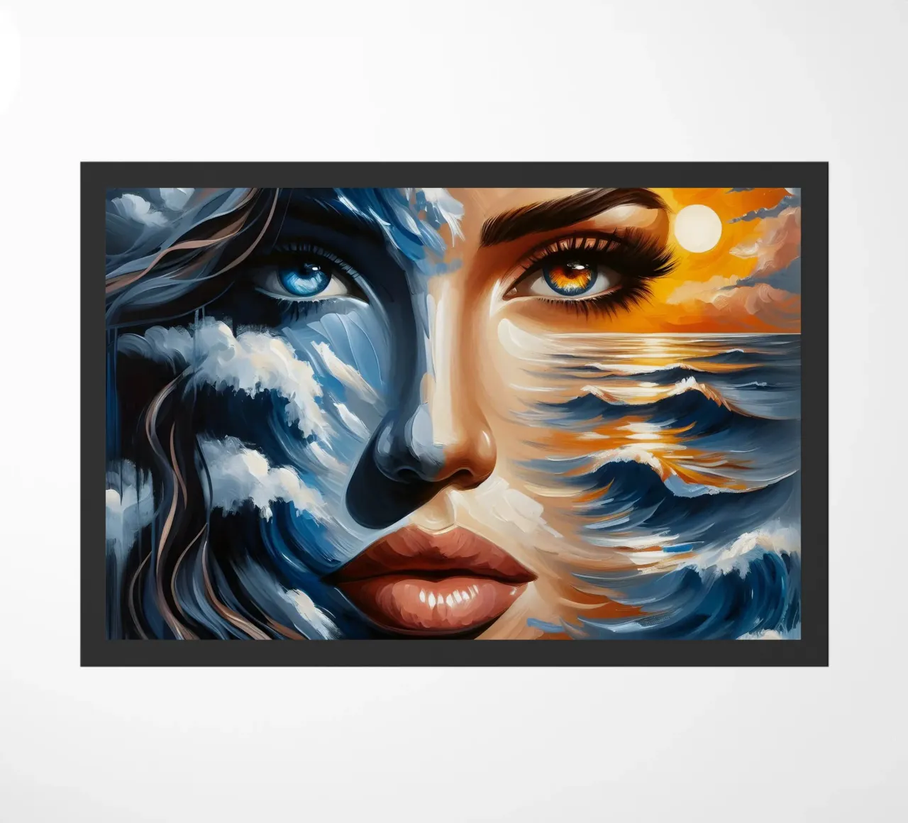 Ritratto di mare e onde zerbino da ARTOMATIC