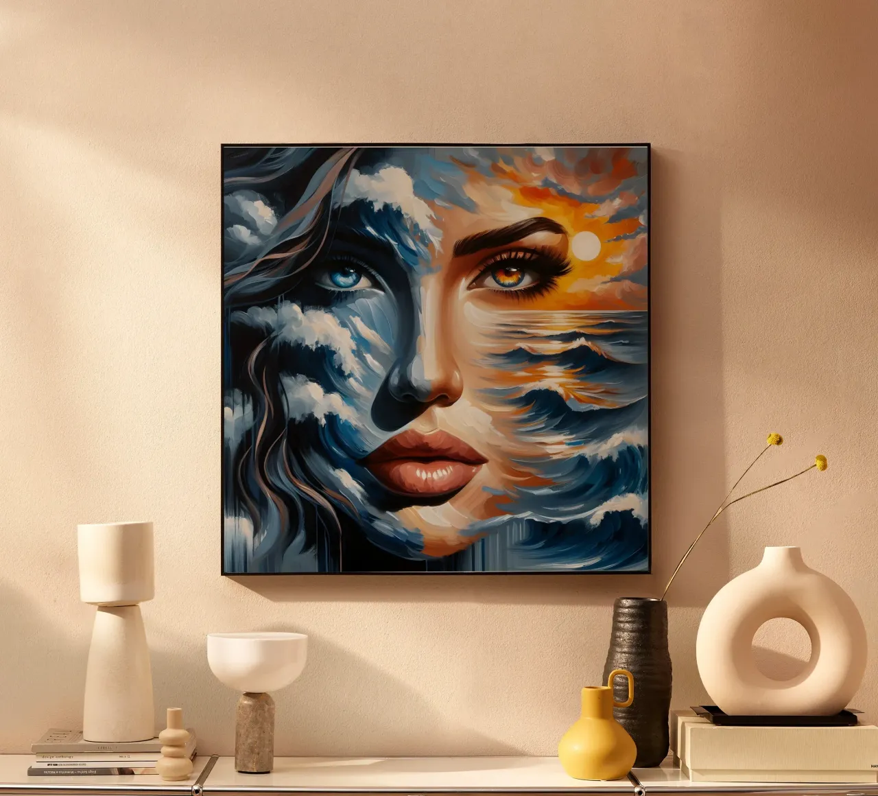 Ritratto di mare e onde plexiglass da ARTOMATIC