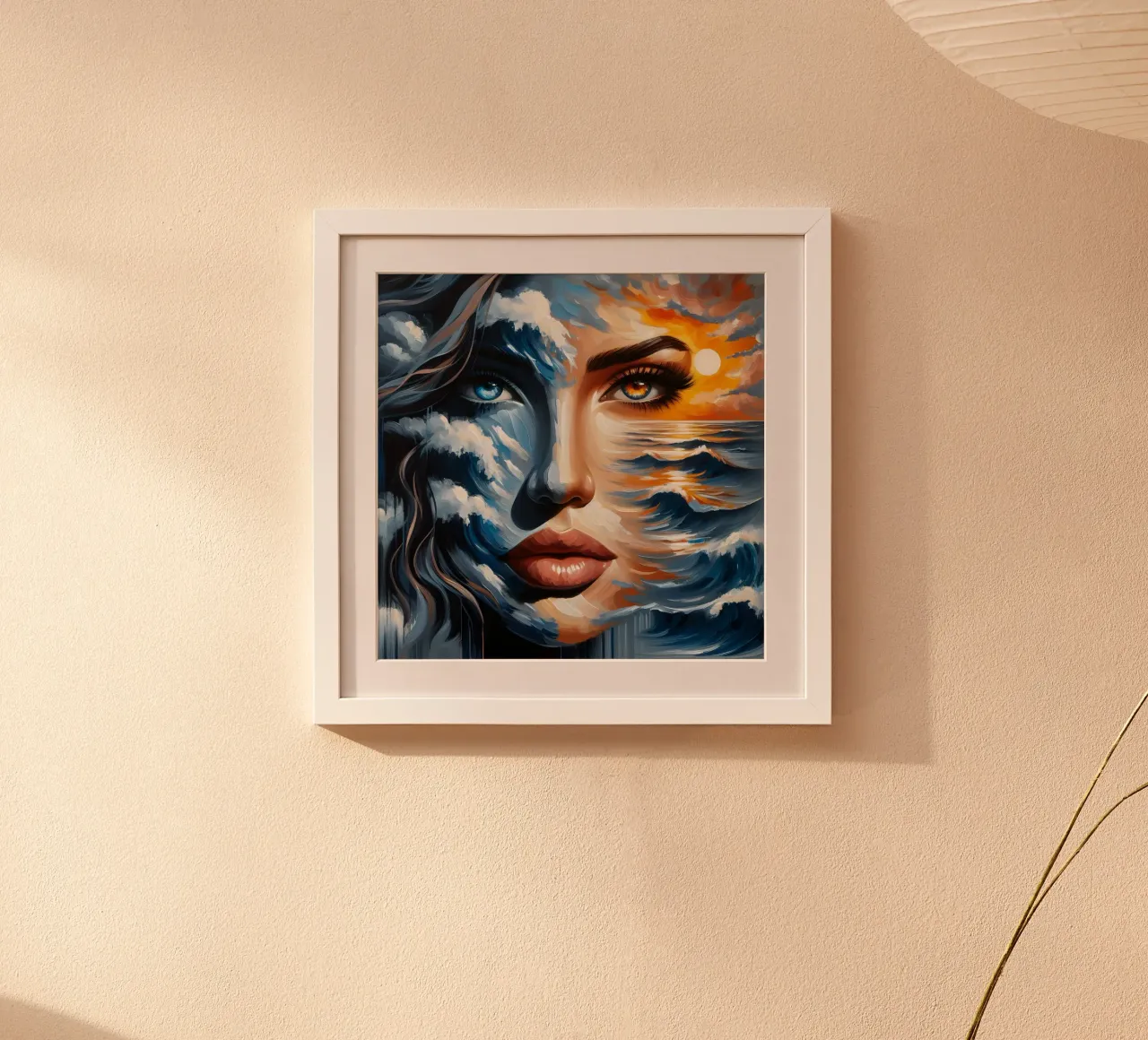 Sea And Waves Portrait poster by ARTOMATIC