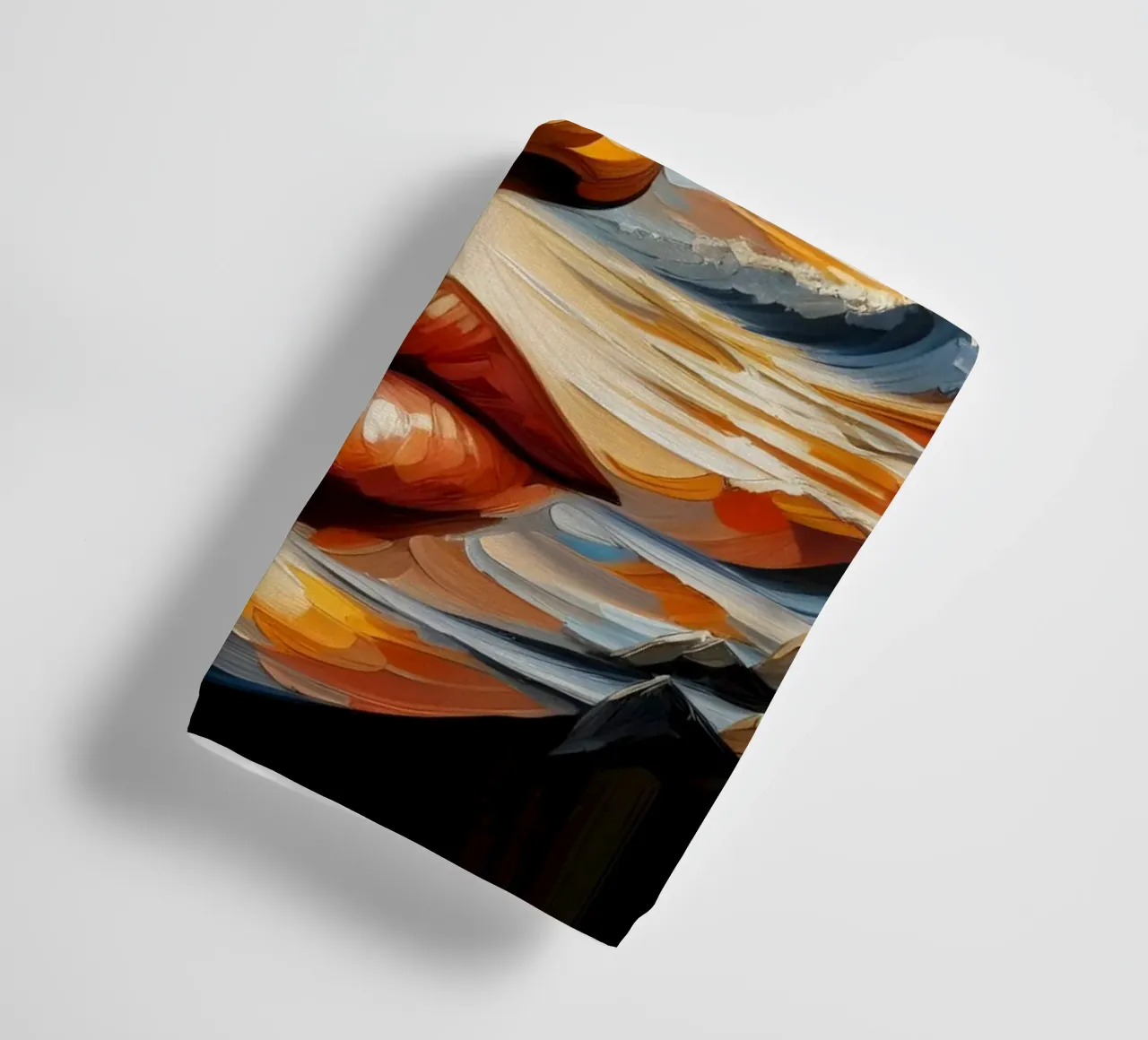 DON'T MAKE WAVES PORTRAIT towel by ARTOMATIC