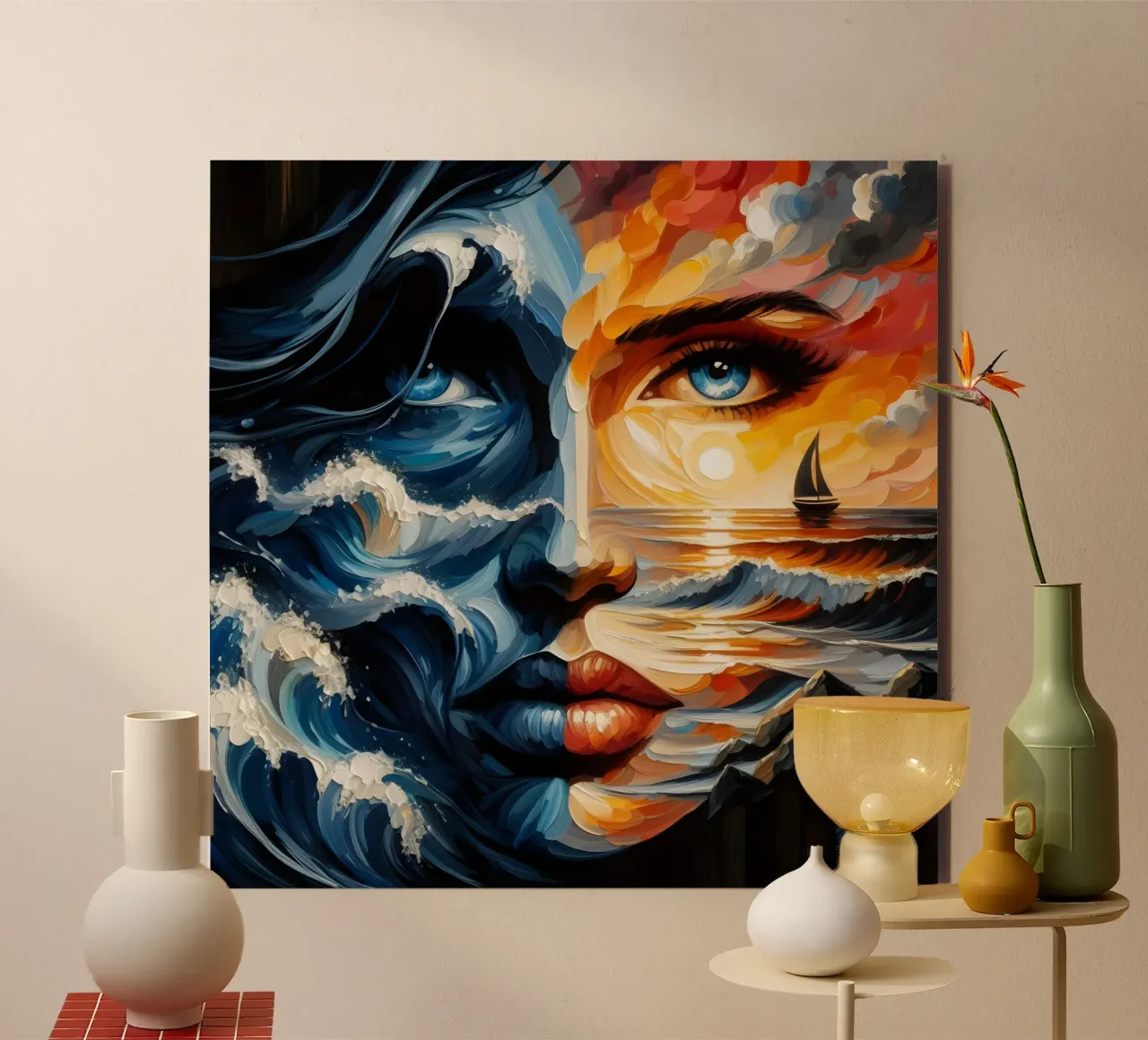 DON'T MAKE WAVES PORTRAIT forex plate by ARTOMATIC
