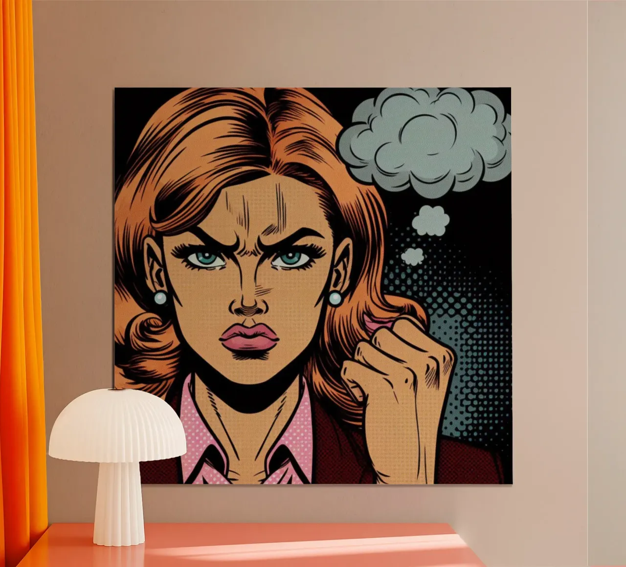 donna arrabbiata - Poster d'epoca carta hahnemühle da posterprints-by-nomad