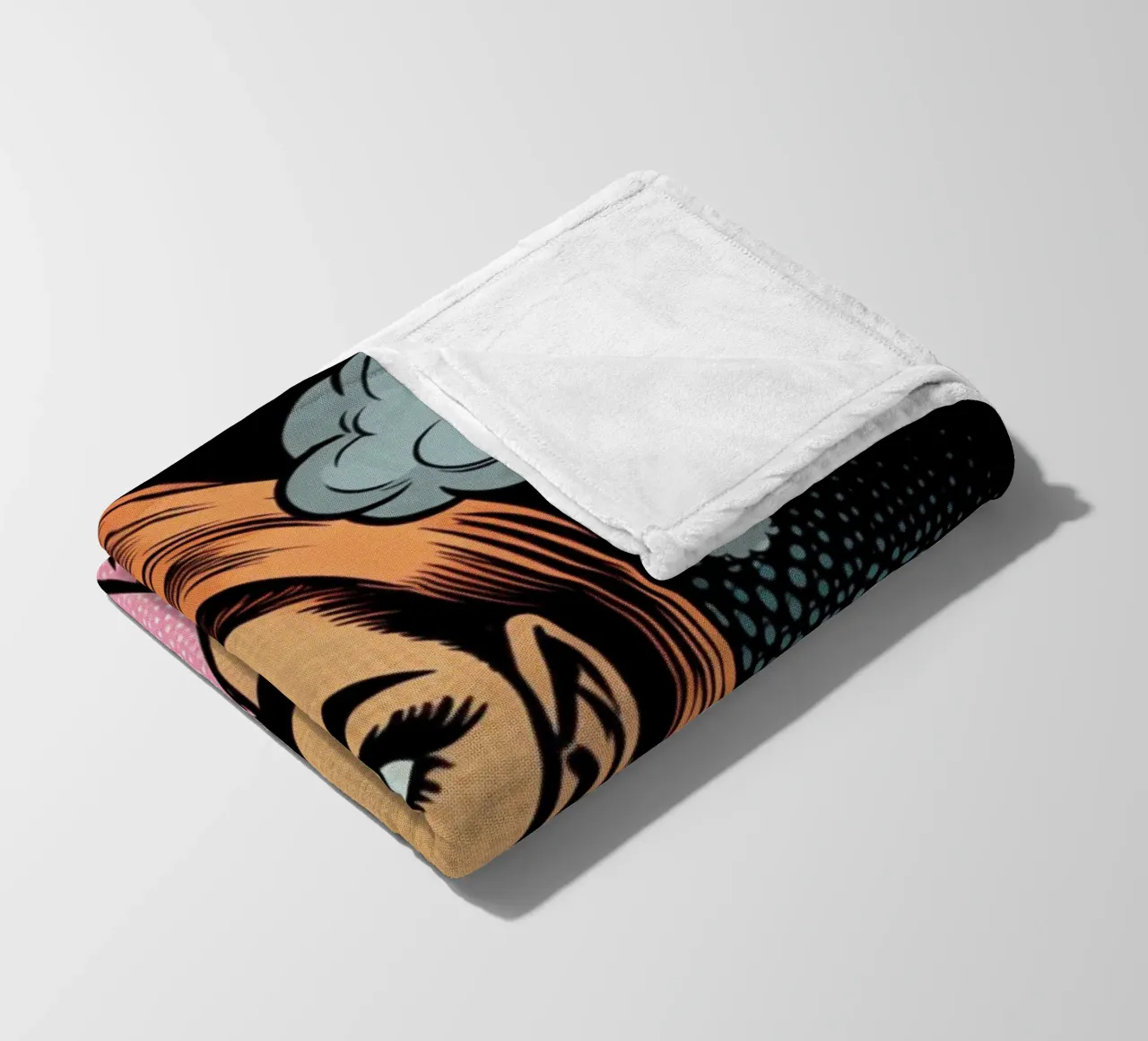 donna arrabbiata - Poster d'epoca coperta in pile da posterprints-by-nomad