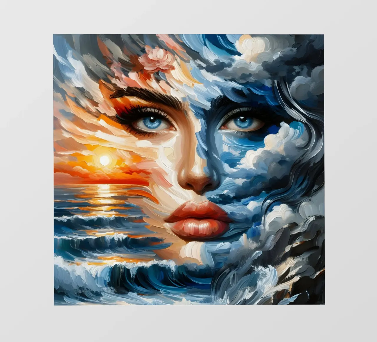MAKE WAVES PAINTING photo wallpaper by ARTOMATIC