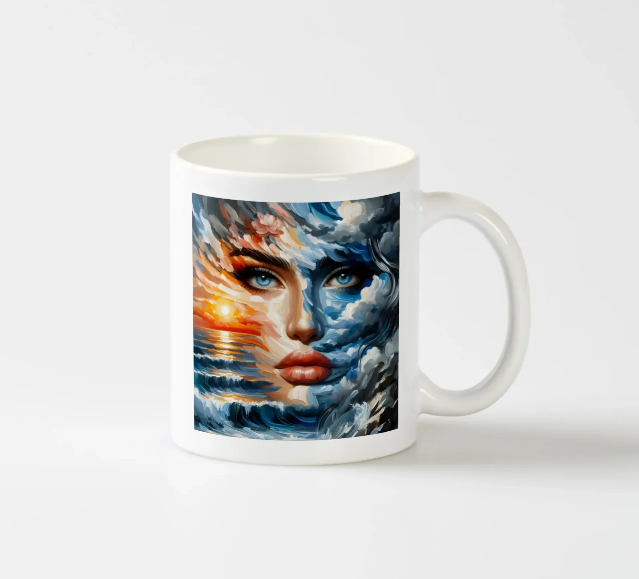 DIPINGERE LE ONDE tazza in ceramica da ARTOMATIC