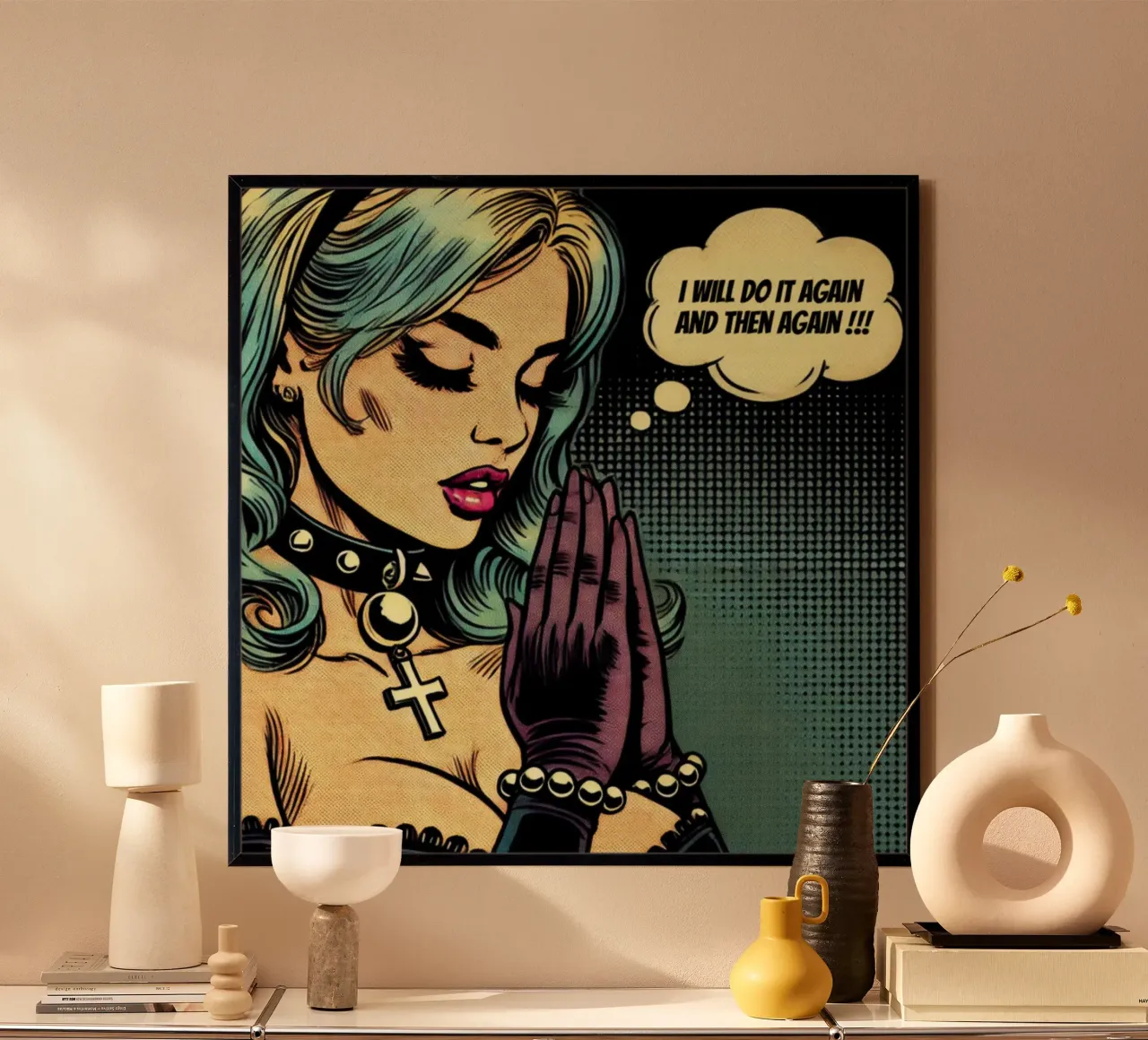 I will do it again - Vintage Poster carta hahnemühle da posterprints-by-nomad