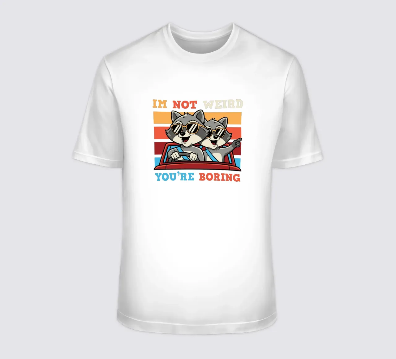 I'm not weird, you're boring T-Shirt von edsonramosart