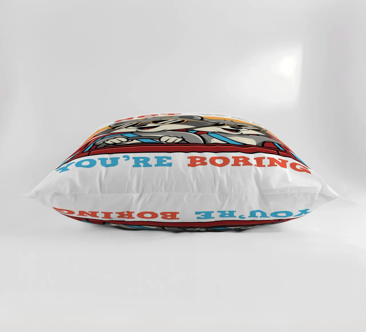 I'm not weird, you're boring cuscino da edsonramosart