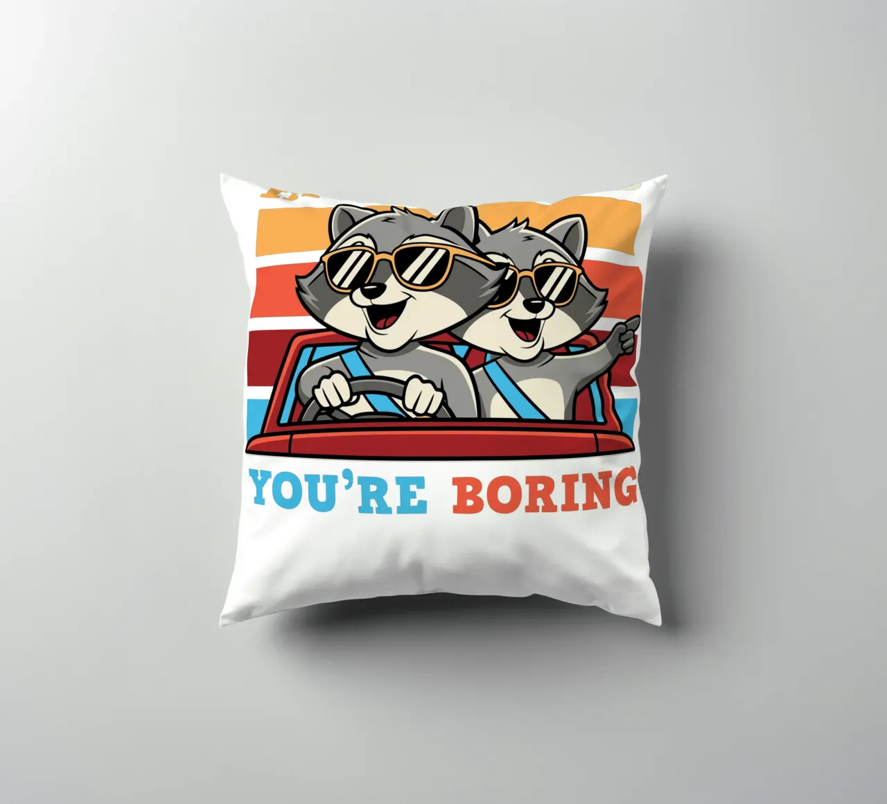 I'm not weird, you're boring cuscino da edsonramosart