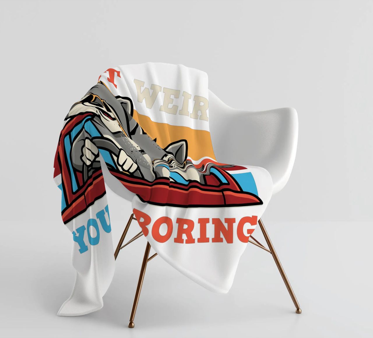 I'm not weird, you're boring coperta in pile da edsonramosart