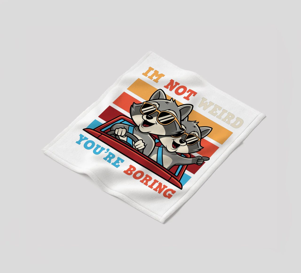 I'm not weird, you're boring coperta in pile da edsonramosart