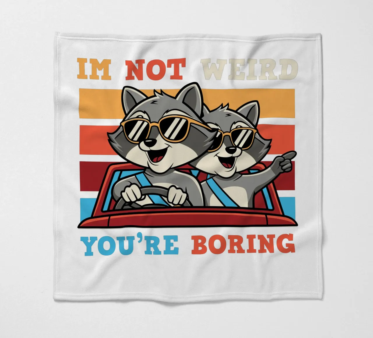 I'm not weird, you're boring coperta in pile da edsonramosart