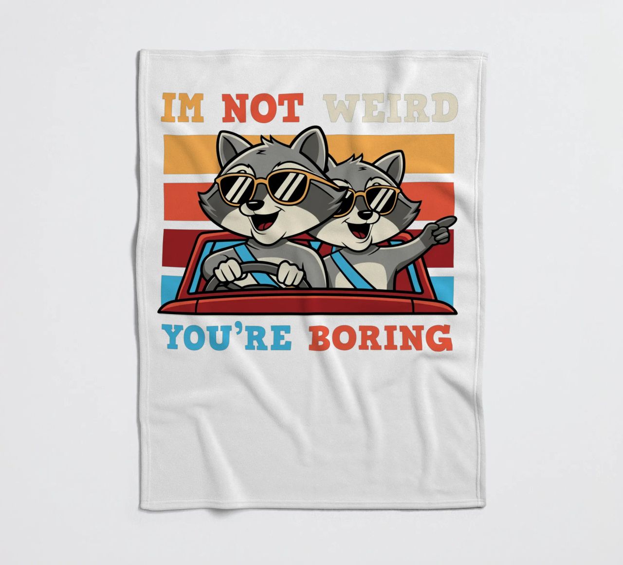 I'm not weird, you're boring coperta in pile da edsonramosart