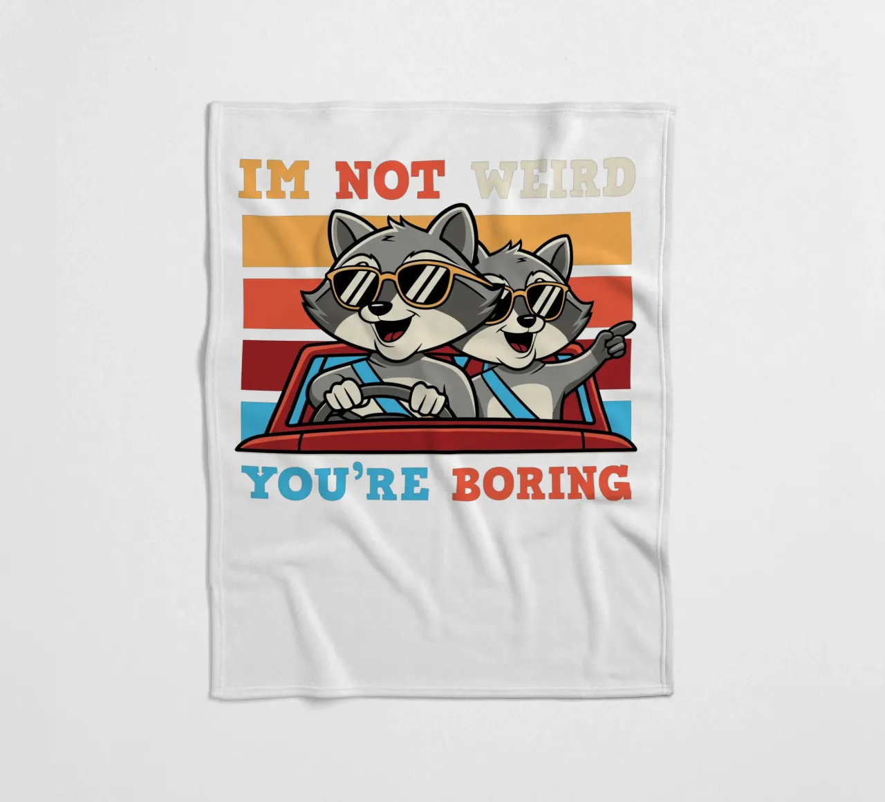 I'm not weird, you're boring coperta in pile da edsonramosart