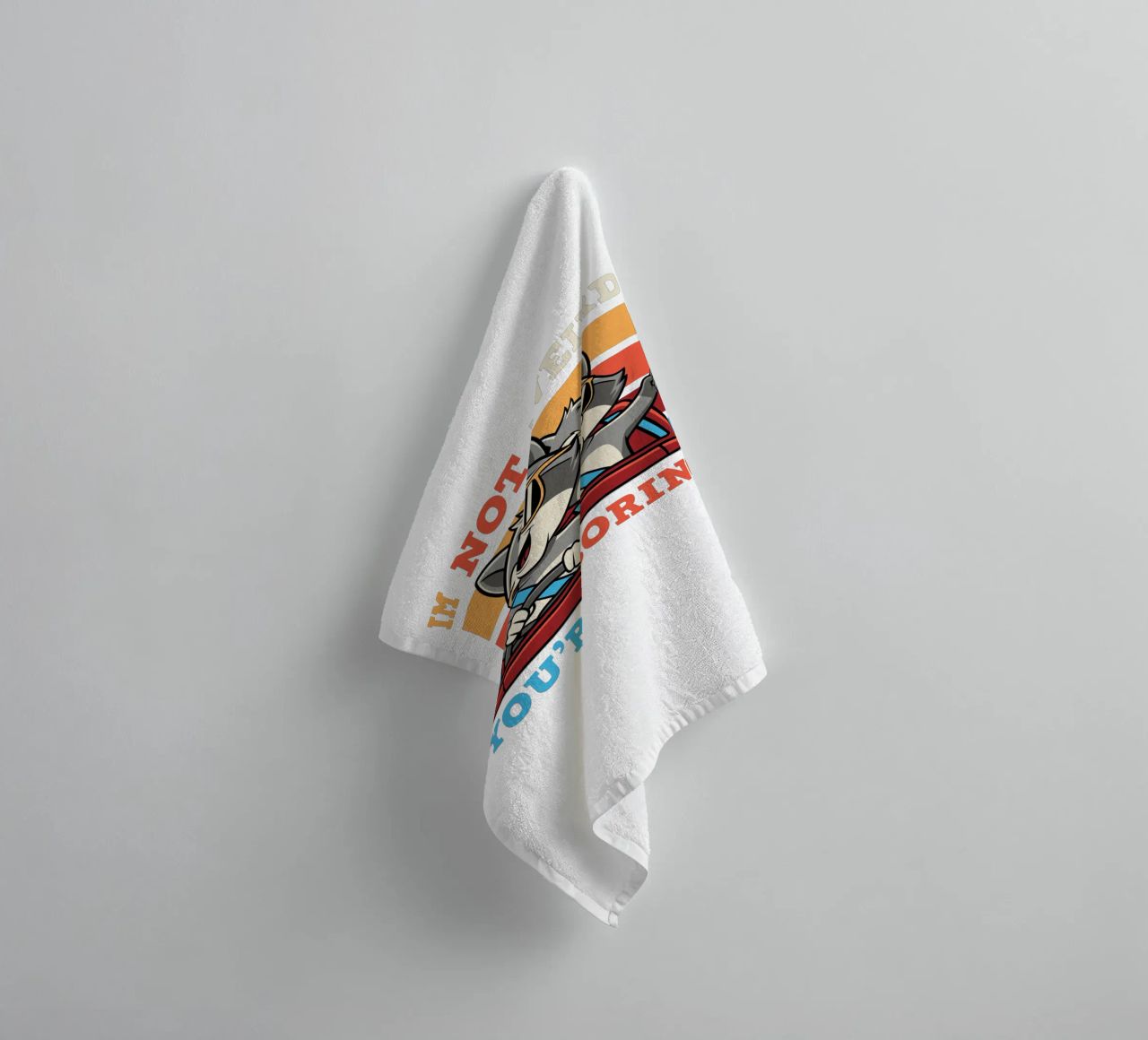 I'm not weird, you're boring asciugamano da bagno da edsonramosart