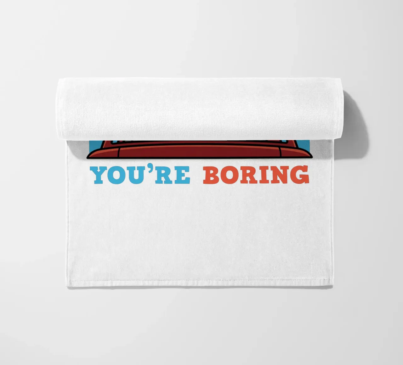 I'm not weird, you're boring Strandtuch von edsonramosart