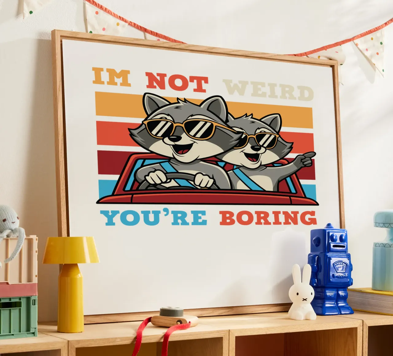 I'm not weird, you're boring Acryl-Glas von edsonramosart