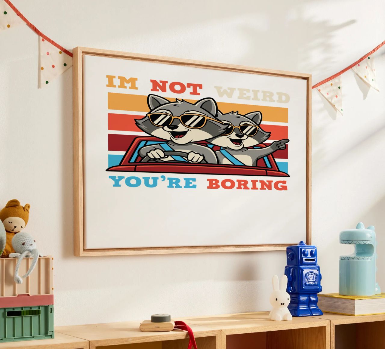 I'm not weird, you're boring tela da edsonramosart