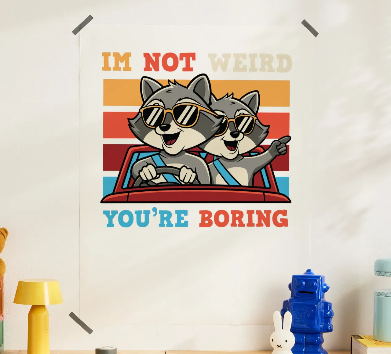I'm not weird, you're boring carta hahnemühle da edsonramosart