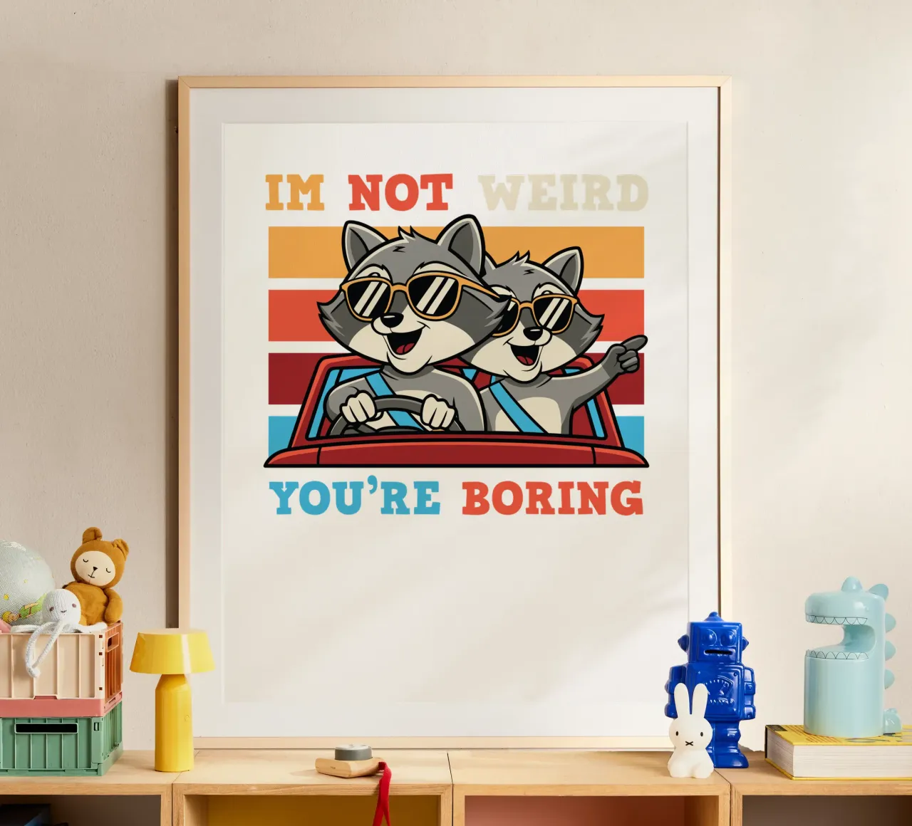 I'm not weird, you're boring carta hahnemühle da edsonramosart