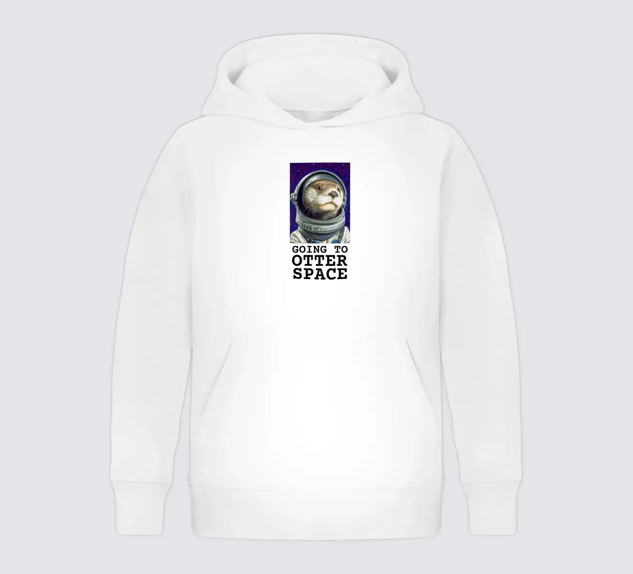 Otter Space felpa bambino con cappuccio da Graphit und Farbe