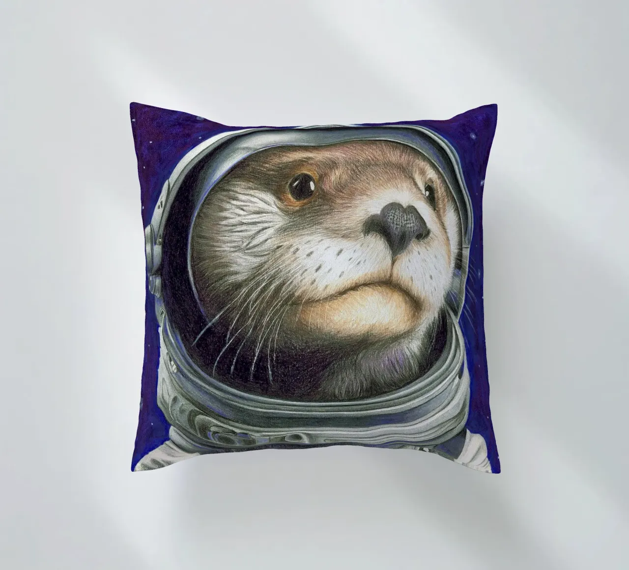 Otter Space cuscino da Graphit und Farbe