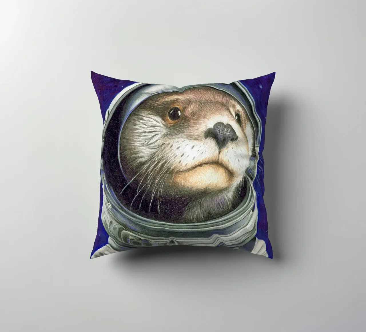 Otter Space cuscino da Graphit und Farbe