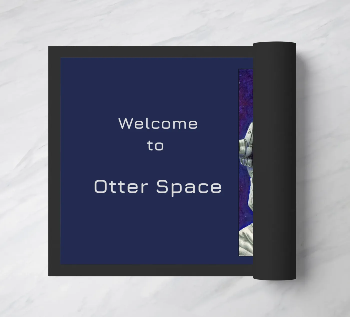Otter Space doormat by Graphit und Farbe