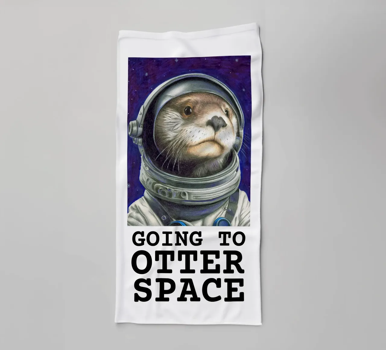 Otter Space asciugamano da bagno da Graphit und Farbe