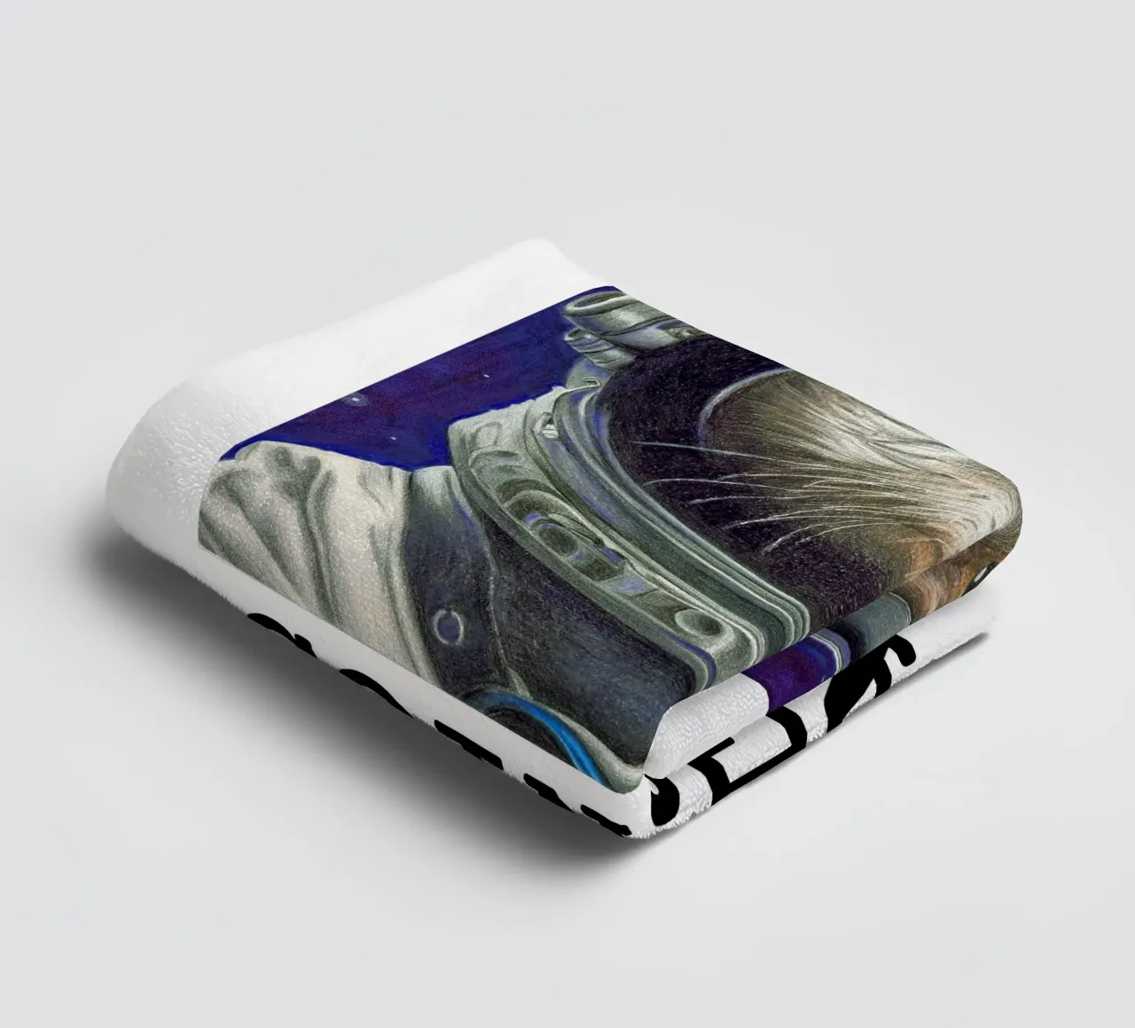 Otter Space asciugamano da bagno da Graphit und Farbe
