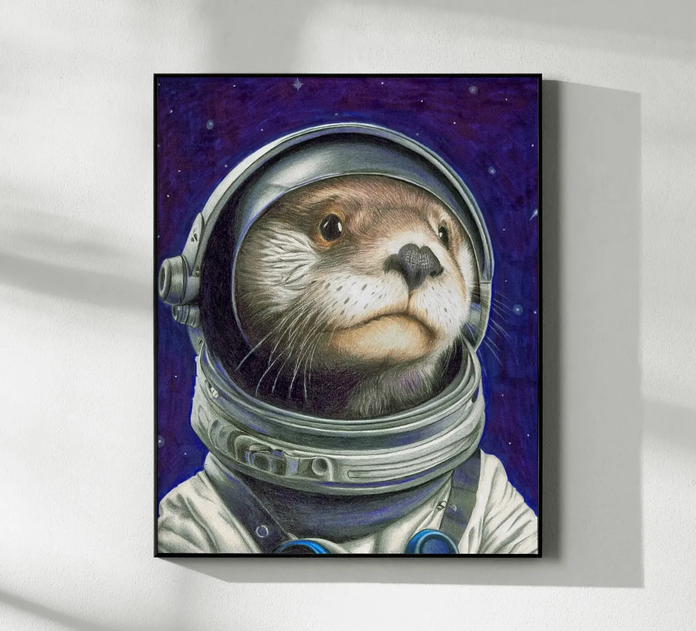 Otter Space plexiglas de Graphit und Farbe