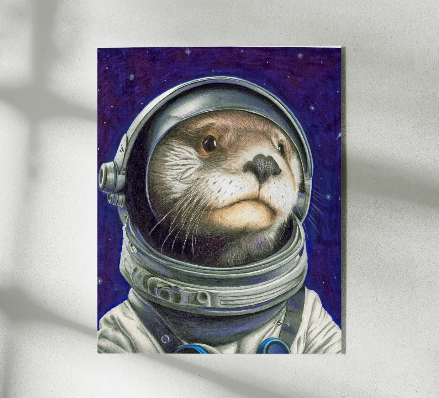 Otter Space plexiglas de Graphit und Farbe