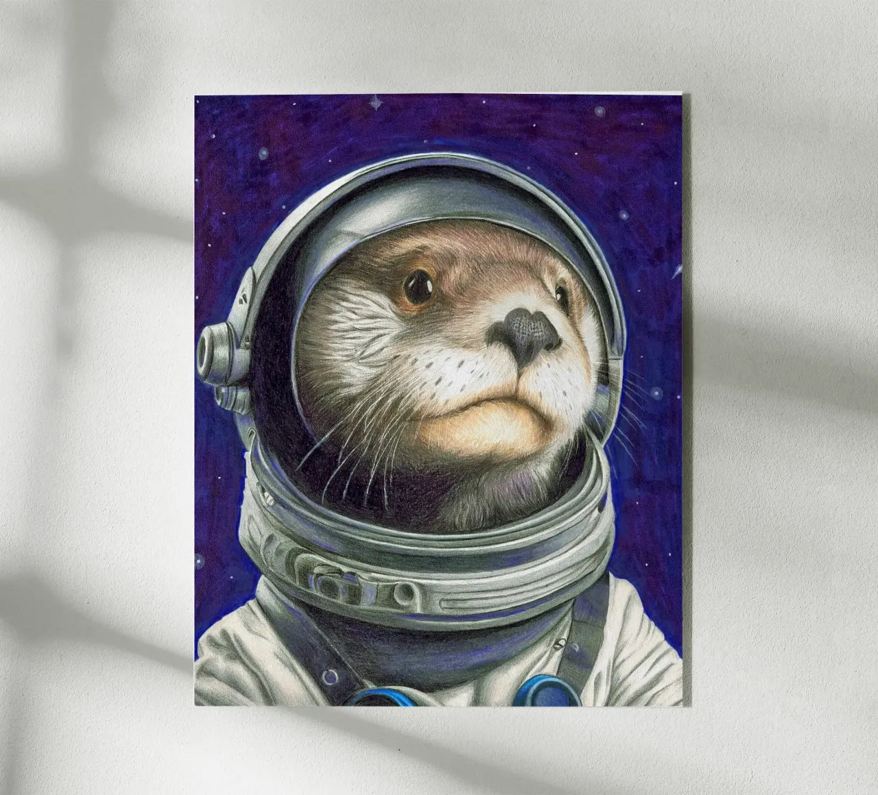 Otter Space plexiglass da Graphit und Farbe