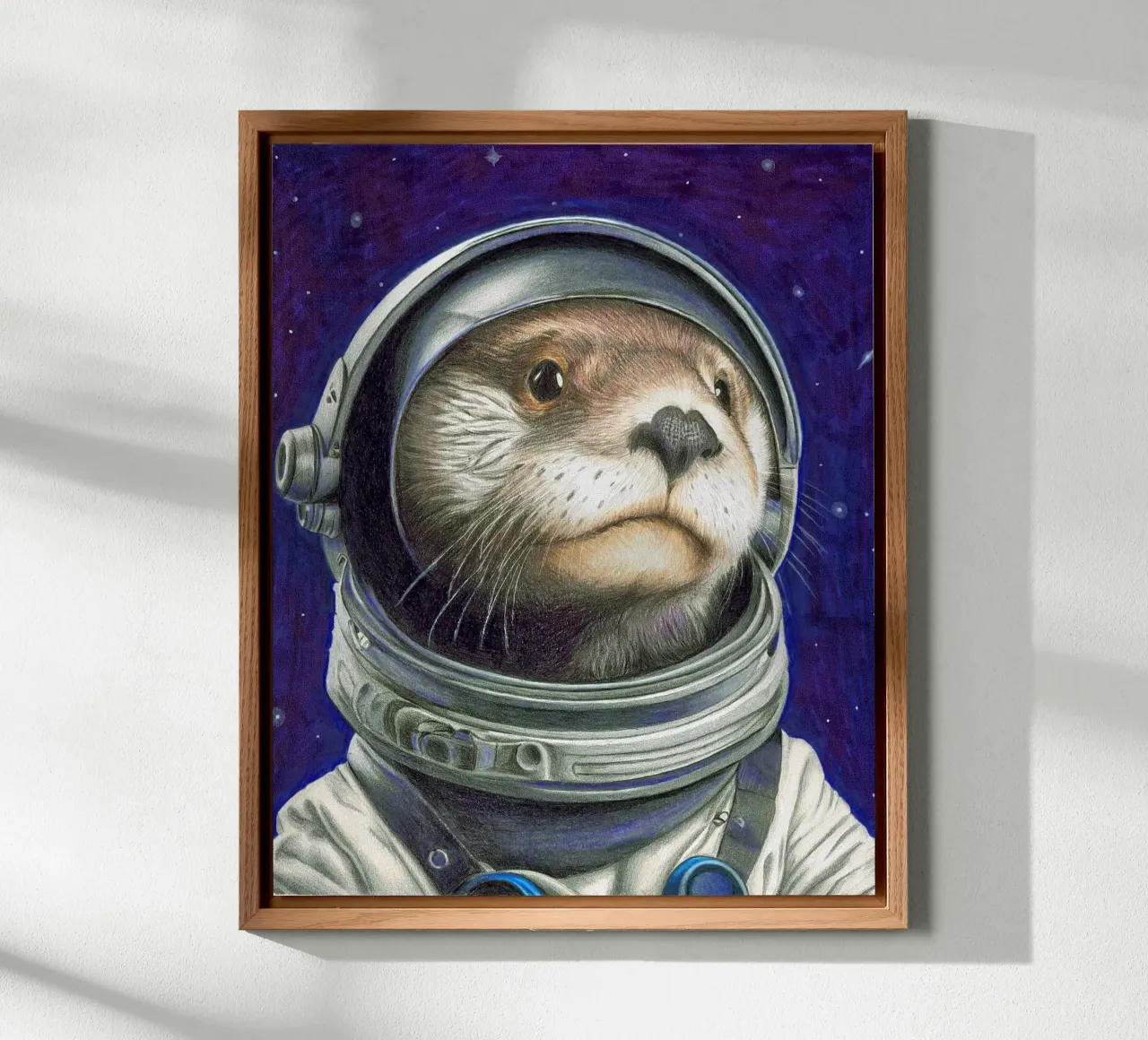 Otter Space alluminio dibond da Graphit und Farbe