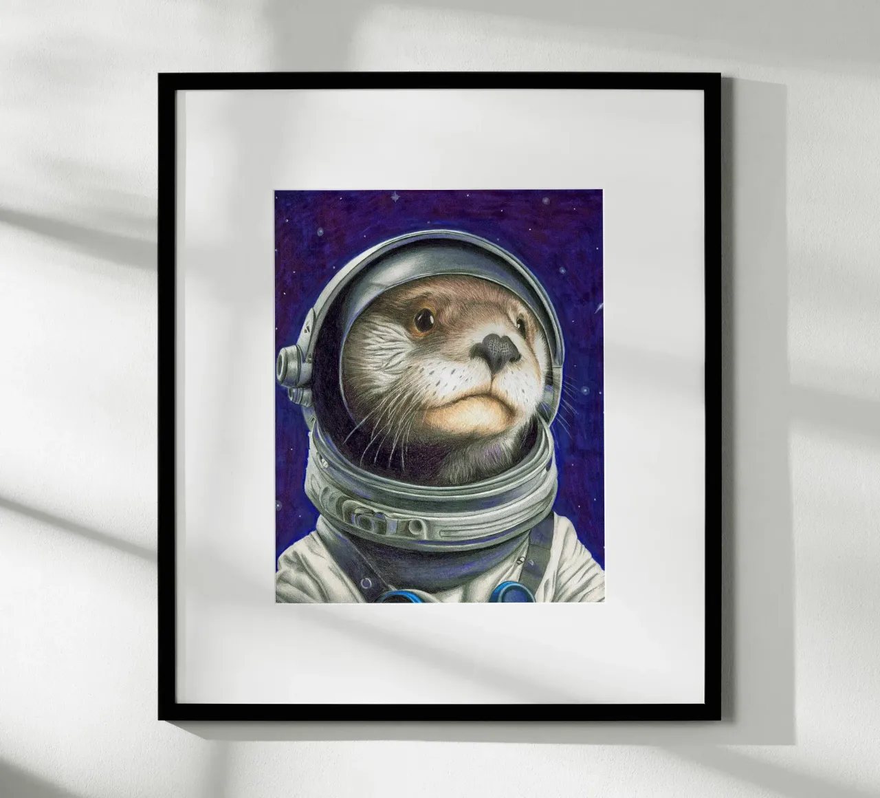 Otter Space poster da Graphit und Farbe