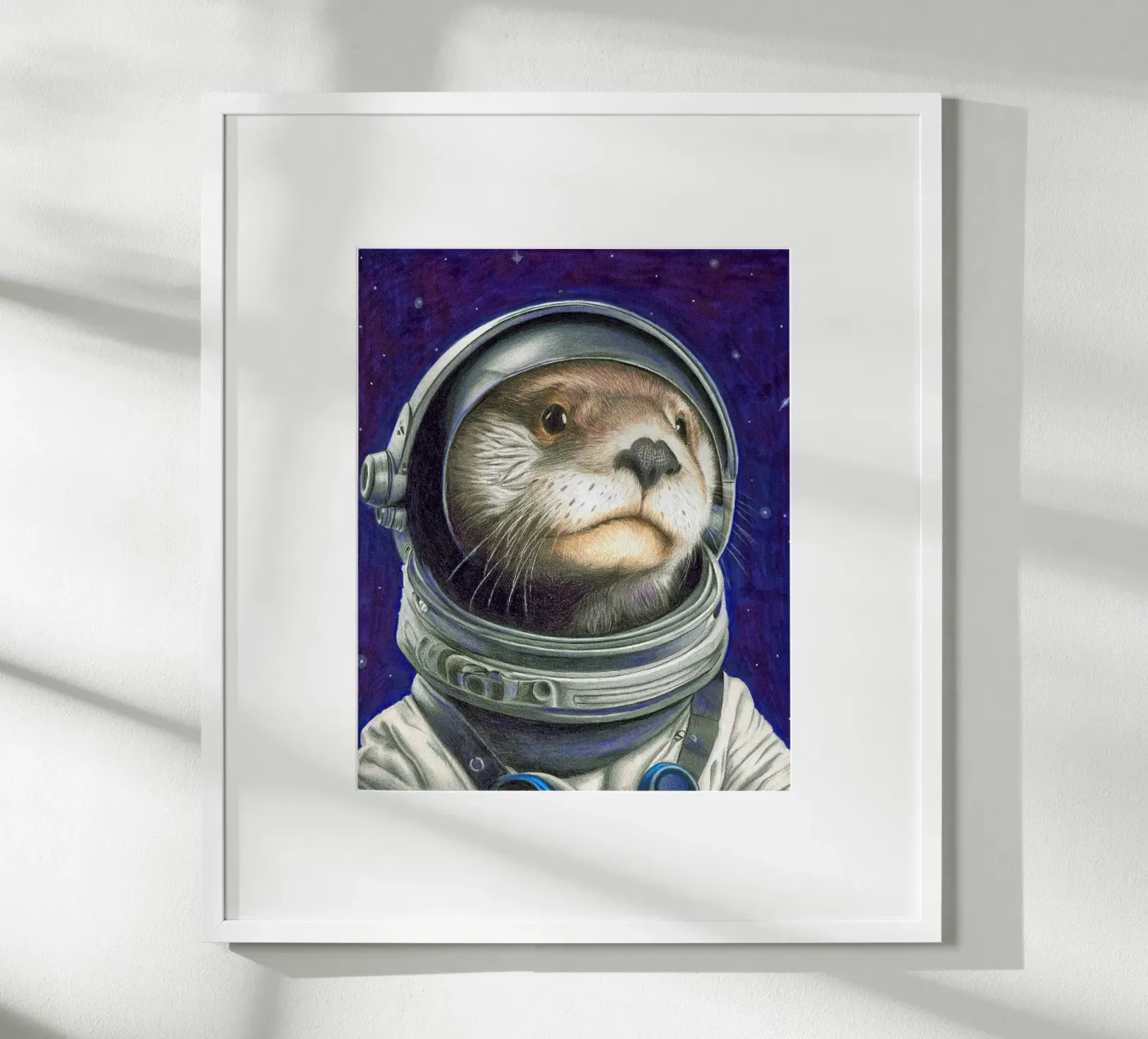 Otter Space poster by Graphit und Farbe
