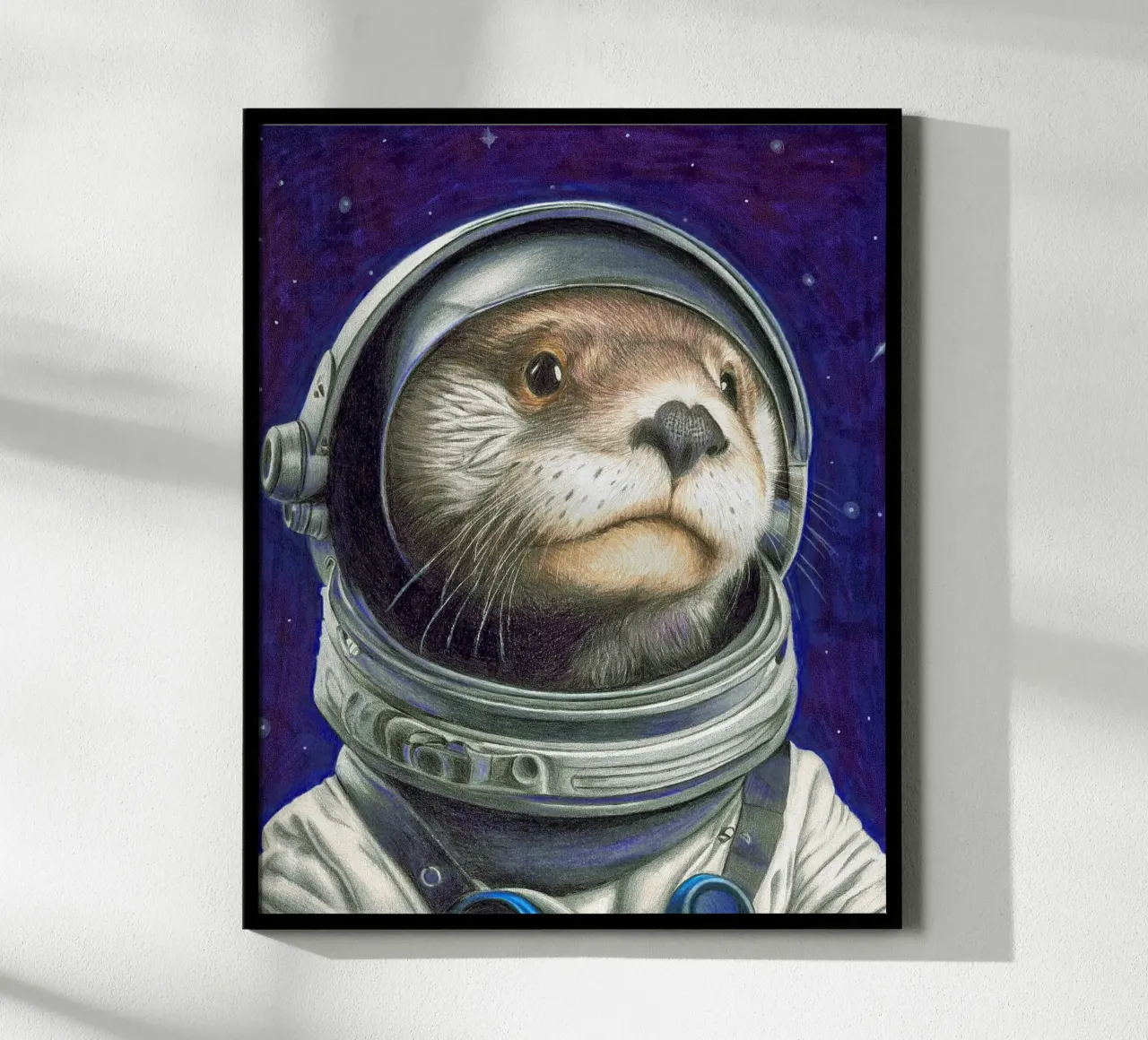 Otter Space carta hahnemühle da Graphit und Farbe