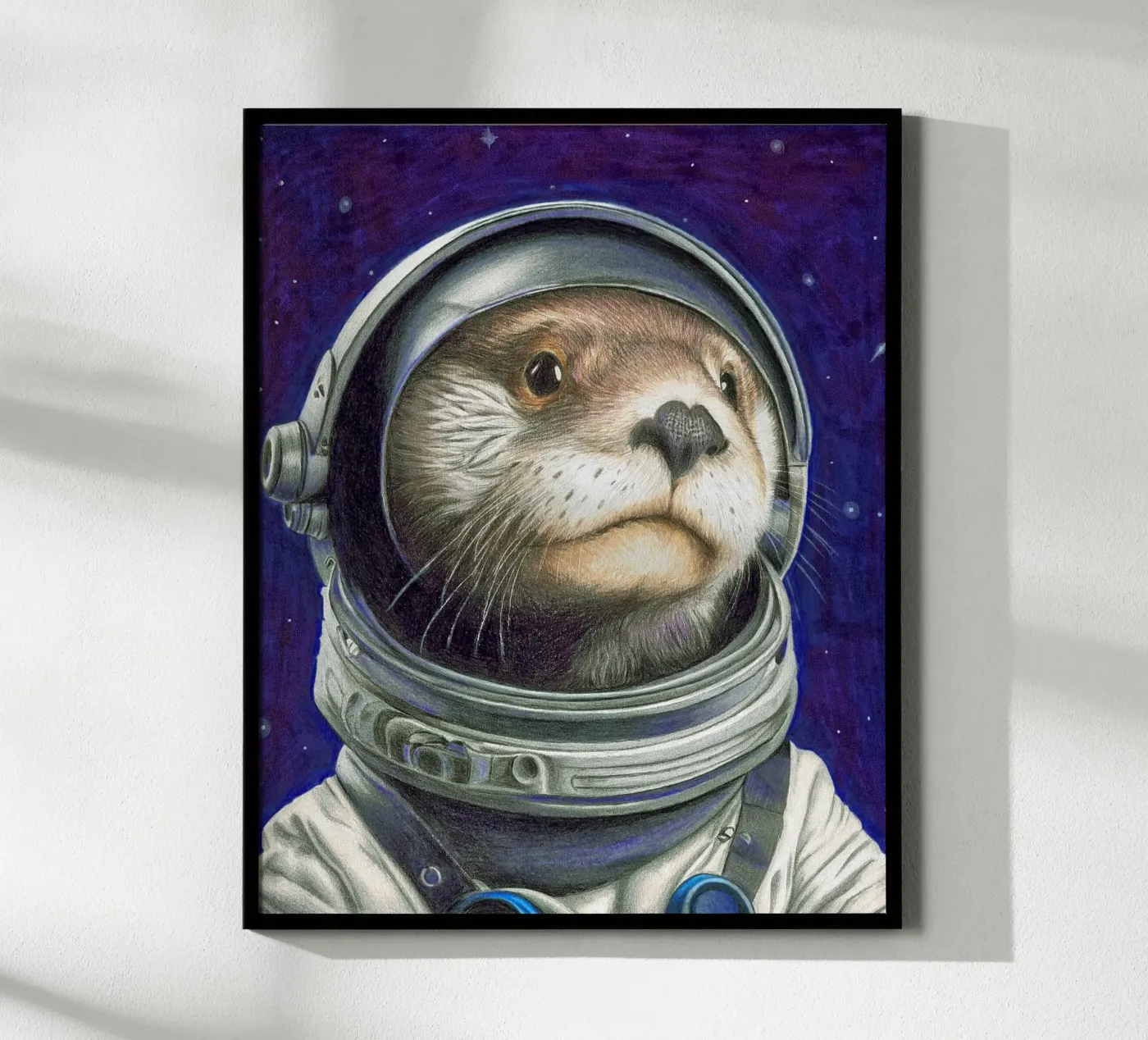Otter Space poster by Graphit und Farbe