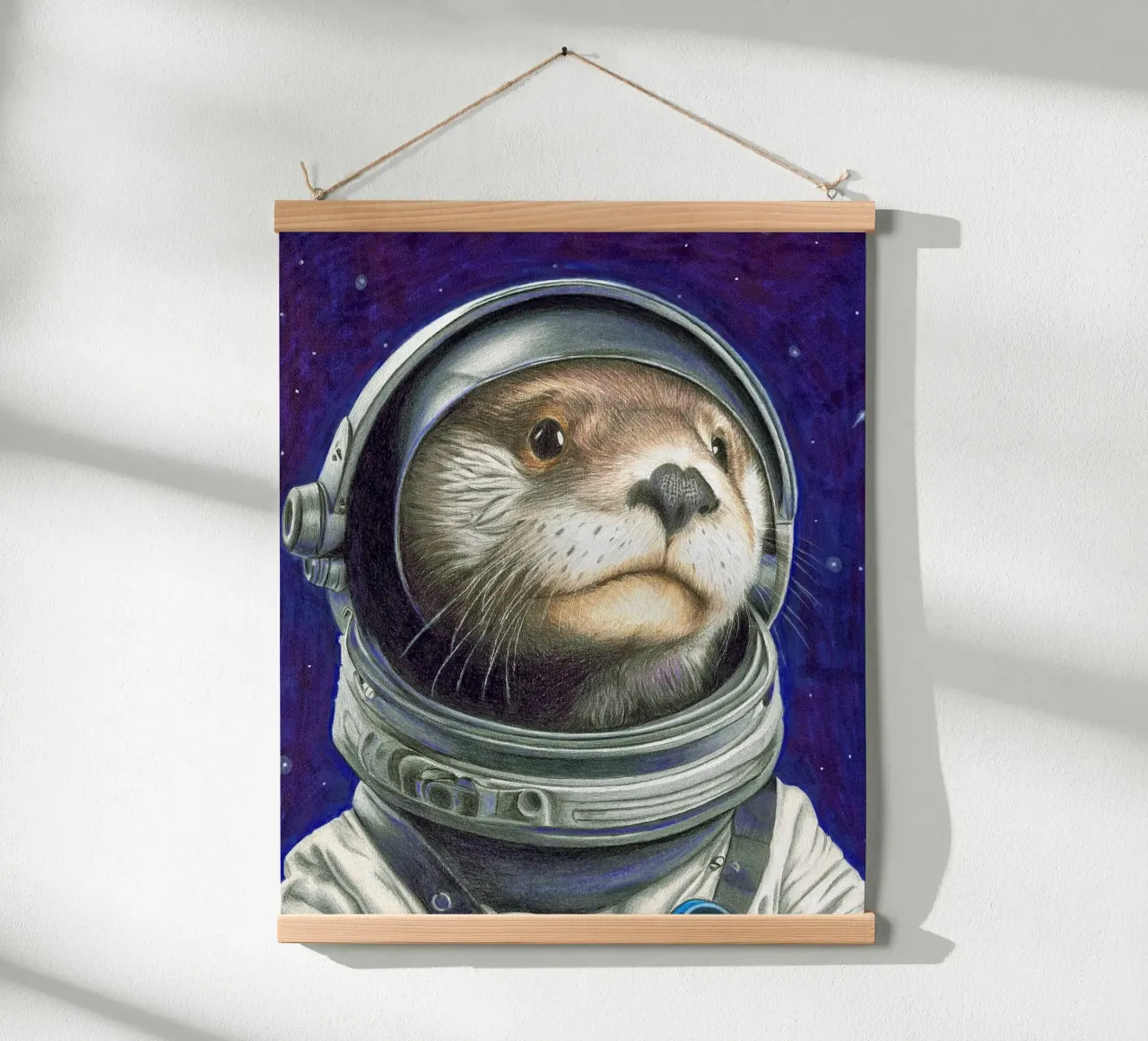 Otter Space poster da Graphit und Farbe