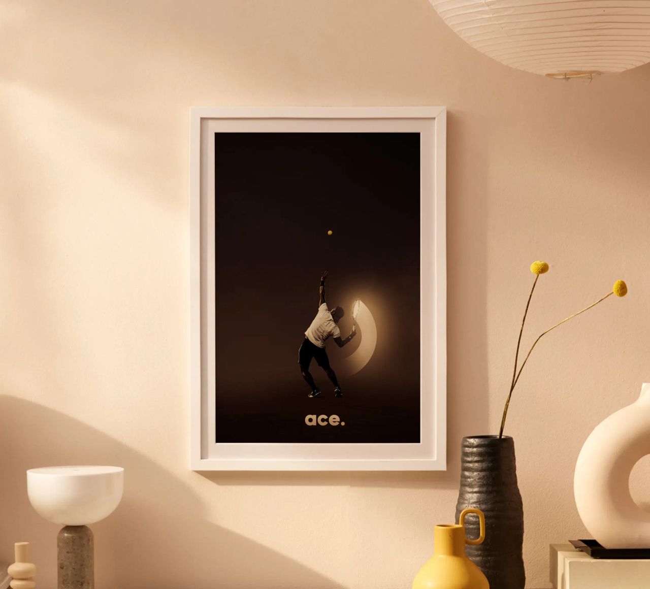 Tennis Poster - Ace poster by athlete.art