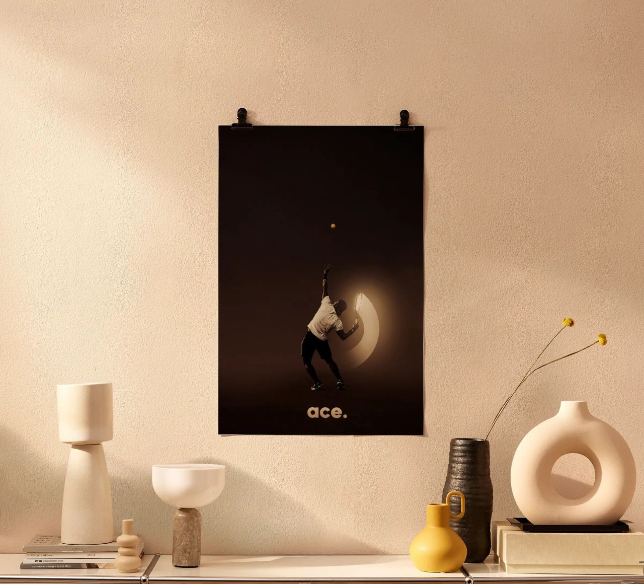 Tennis Poster - Ace poster by athlete.art